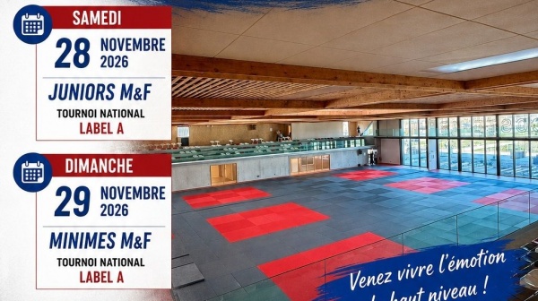SAVE THE DATE POUR NOS TOURNOIS NATIONAUX !
